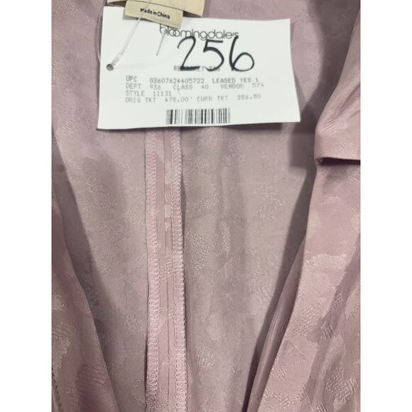 Zadig & Voltaire NWT Rozo Jac Leo‎ Silk Dress in Mauve Size Small MSRP $498.00 - Picture 7 of 8
